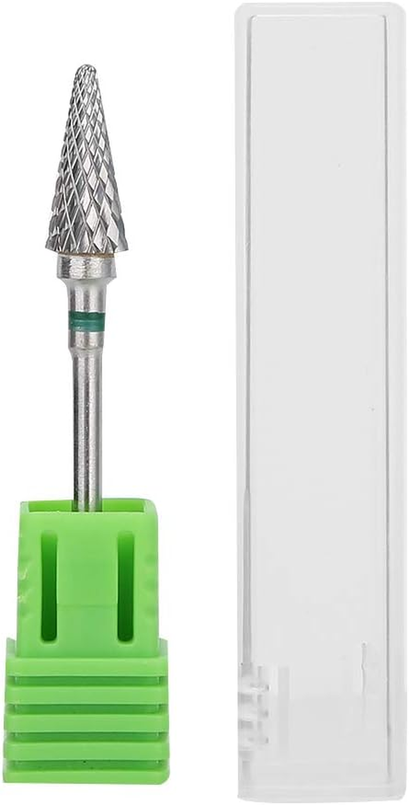 Nail Drill Bits, Tungsten Steel Drill Bits for Nails, Nail Art Drill Bit, Electric Pedicure Manicure Grinding Head Nail Polishing Accessory, Manicure Drill Bit for Nails(Green Label)