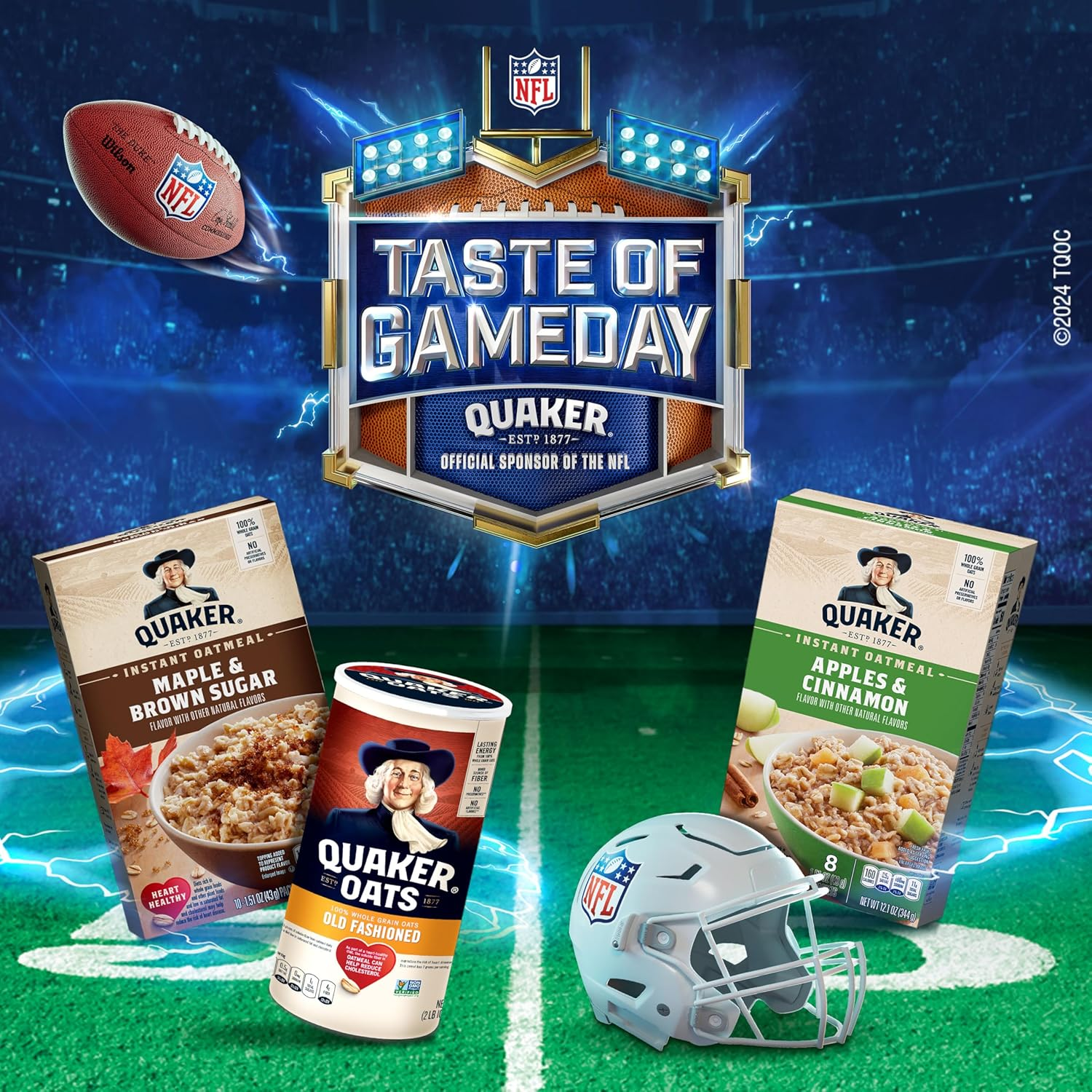 Quaker Instant Oatmeal Instant Oats Express Cups, Honey & Almonds, Breakfast Cereal, Individual Cups, 1.76 Oz Cups (Pack of 12)