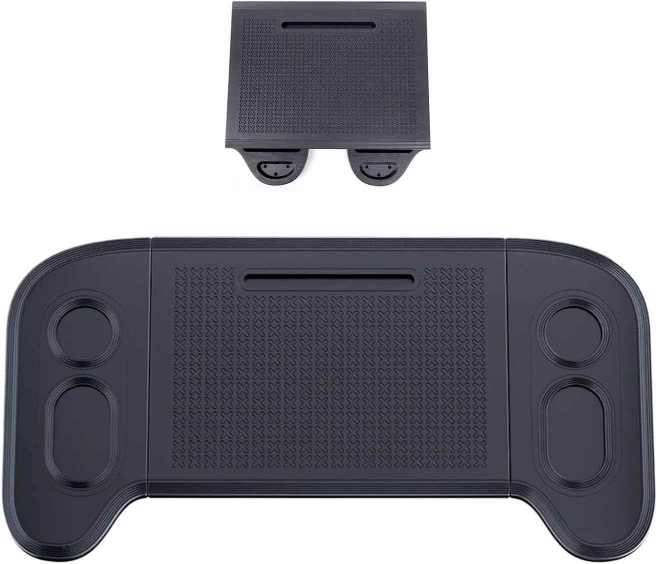 Food Tray for Car,Foldable Car Table Tray - Food Desk Work Stand,For Camping Meeting Work Eating Travel Truck Van Snack Cup Computer Laptop Road Trip image number 1