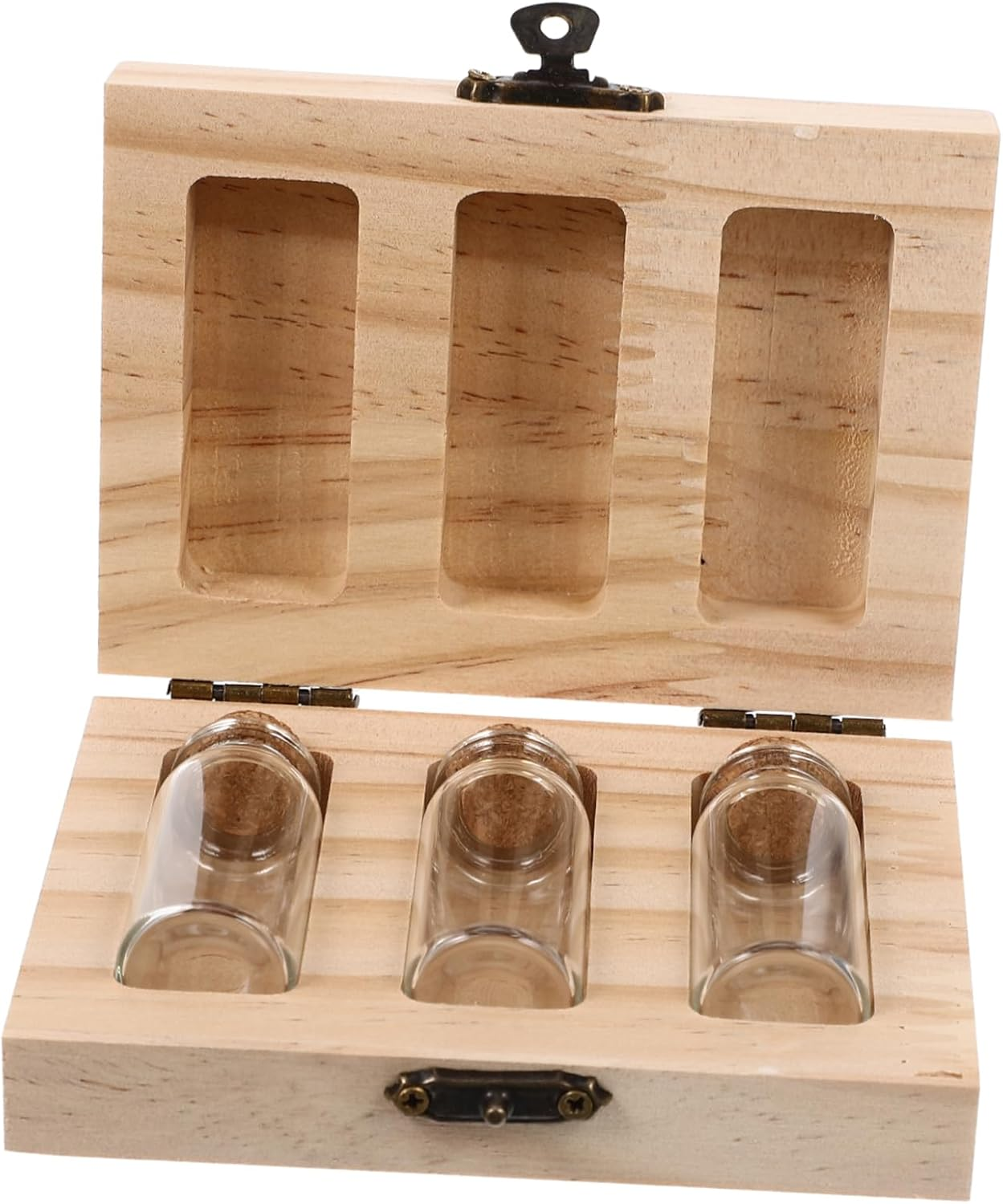 Fetal Hair Preserving Box Wooden Keepsake Organizer for First Hair and Umbilical Cord Compact Storage Bottle with Design Fun and Practical Memory Holder image number 2