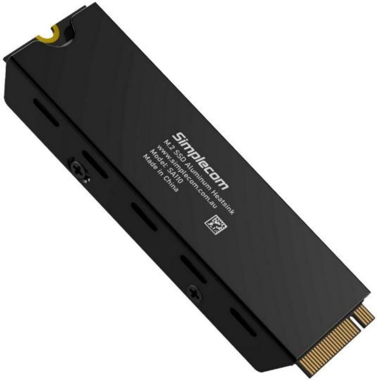 Simplecom SA110 M.2 SSD Aluminum Heatsink with Thermal Silicone Pads for PC and PS5 image number 1