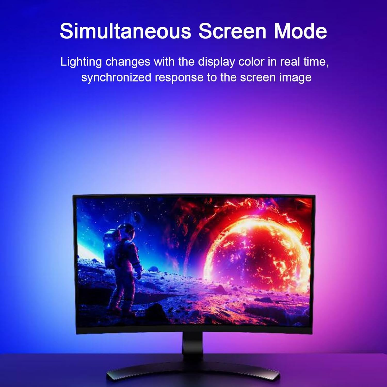 LED Gaming Keyboard Pad RGB Illuminated Mousepad with Multiple Lighting Modes for SKYDIMO System 360X308X4.8Mm