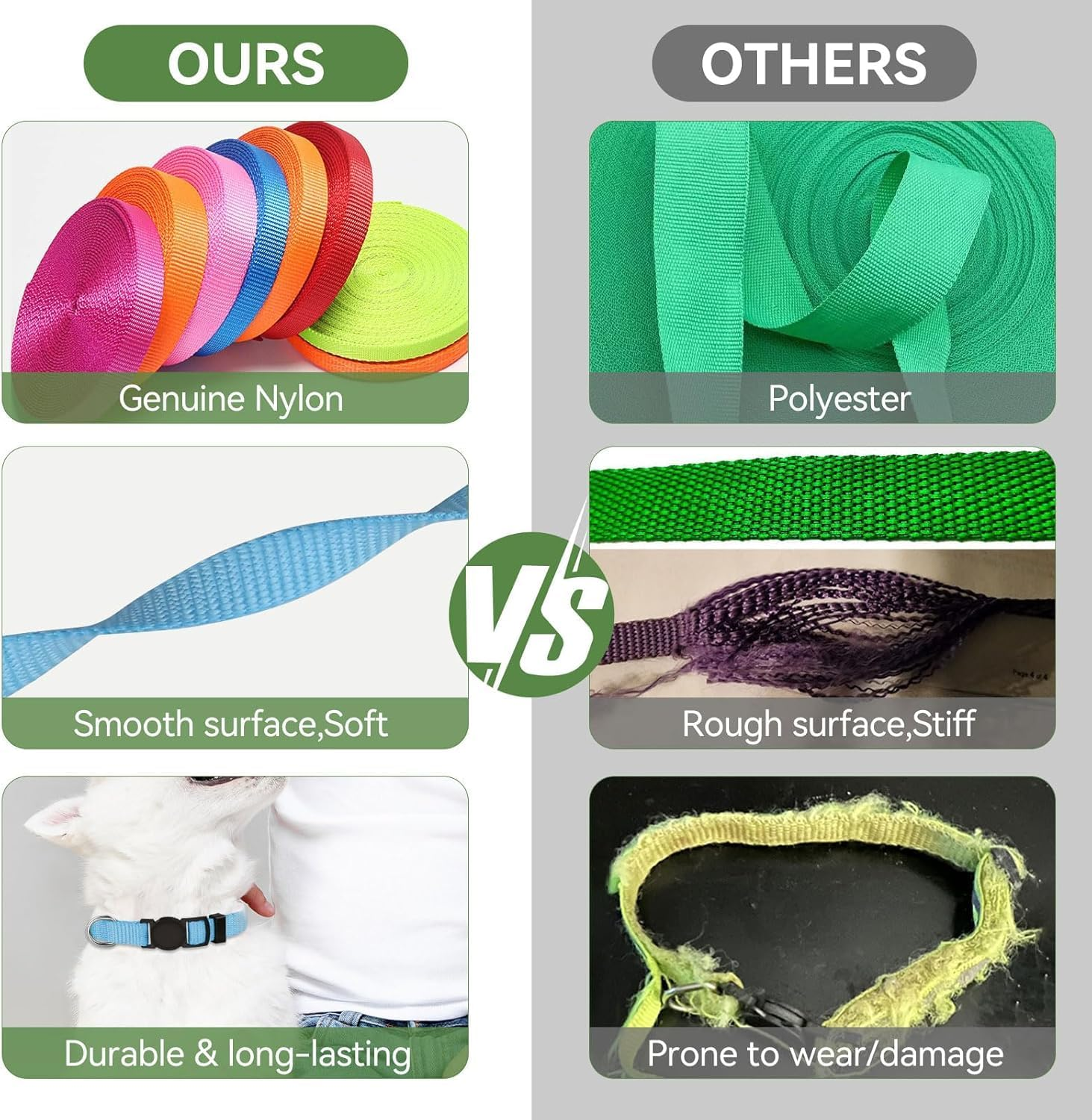 16 PCS Puppy Collars, Safety Buckle Puppy Collars for Litter Nylon Adjustable Collars for Puppies, Breakaway Puppy ID Collars Whelping Collars Pet Supplies,Stuff,Accessories (Multi)