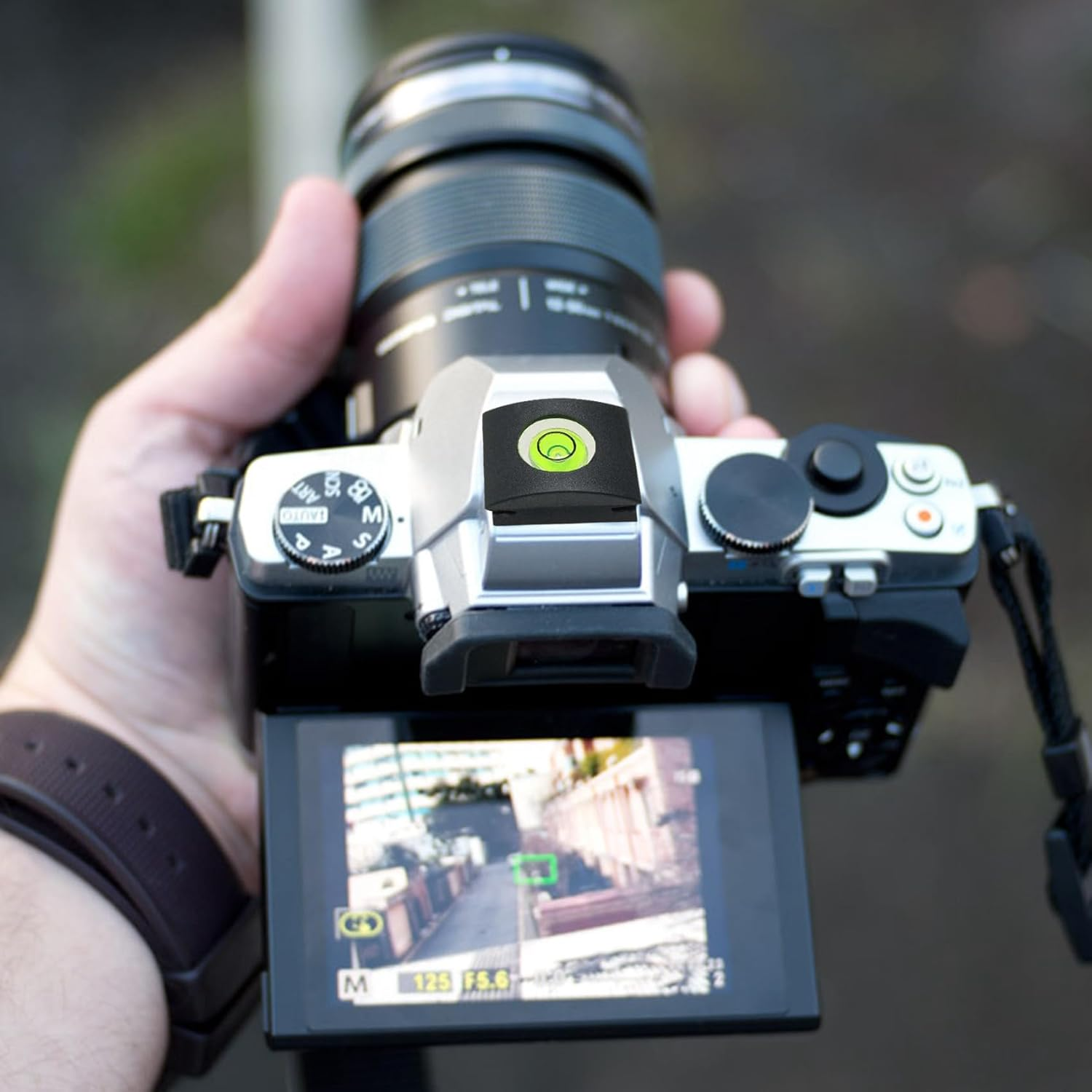 Hot Shoe Level,Camera Bubble Level Hot Shoe Bubble Level Combo Pack 3 2 1 for DSLR Film Camera (4Pack)