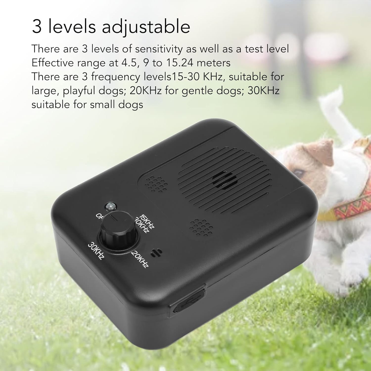 Ejoyous anti Bell Device Dogs, Anti-Bark Ultrasonic Device for Dogs Rechargeable Dog Bark Control Devices Dog Whistle against Barking for Small Medium Large Dogs Indoor Outdoor Use image number 1