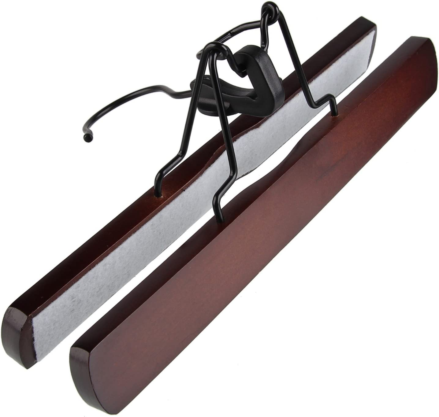 Beauty7 Black Hair Extension Hanger Storage Virgin Hair Extension Clips Protection Waterproof Dustproof Suit Case Bag with Wooden Stainless Steel Hanger Wig Holder