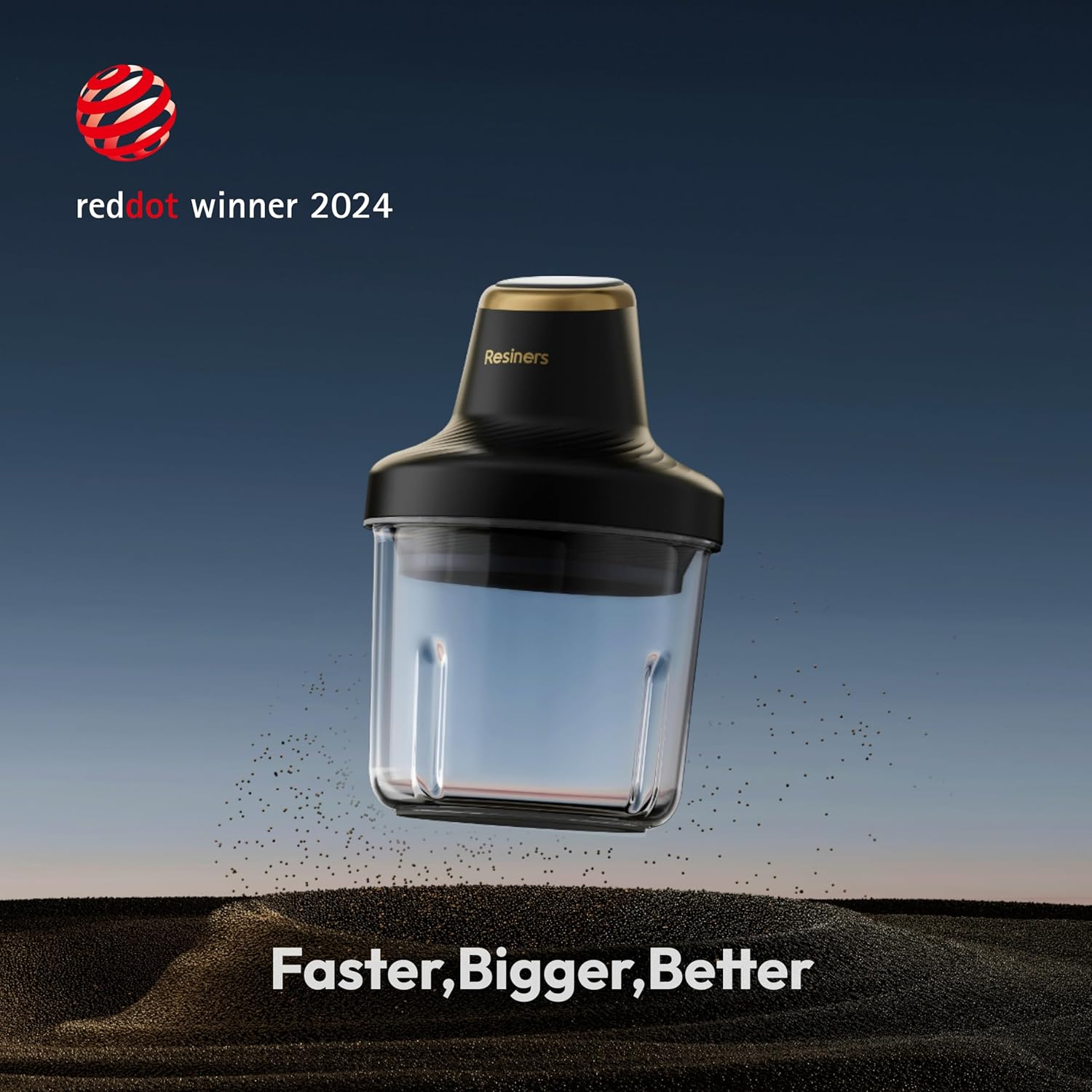 Resiners Resin Bubble Remover Airless Pro, 3 Min Remove 99.99% Bubbles, 99Kpa Vacuum Chamber (20L/Min), 3.2L Big Capacity for All Epoxy Resin,Uv Resin,Silicone,Art Crafts,Jewelry Making (Patented)