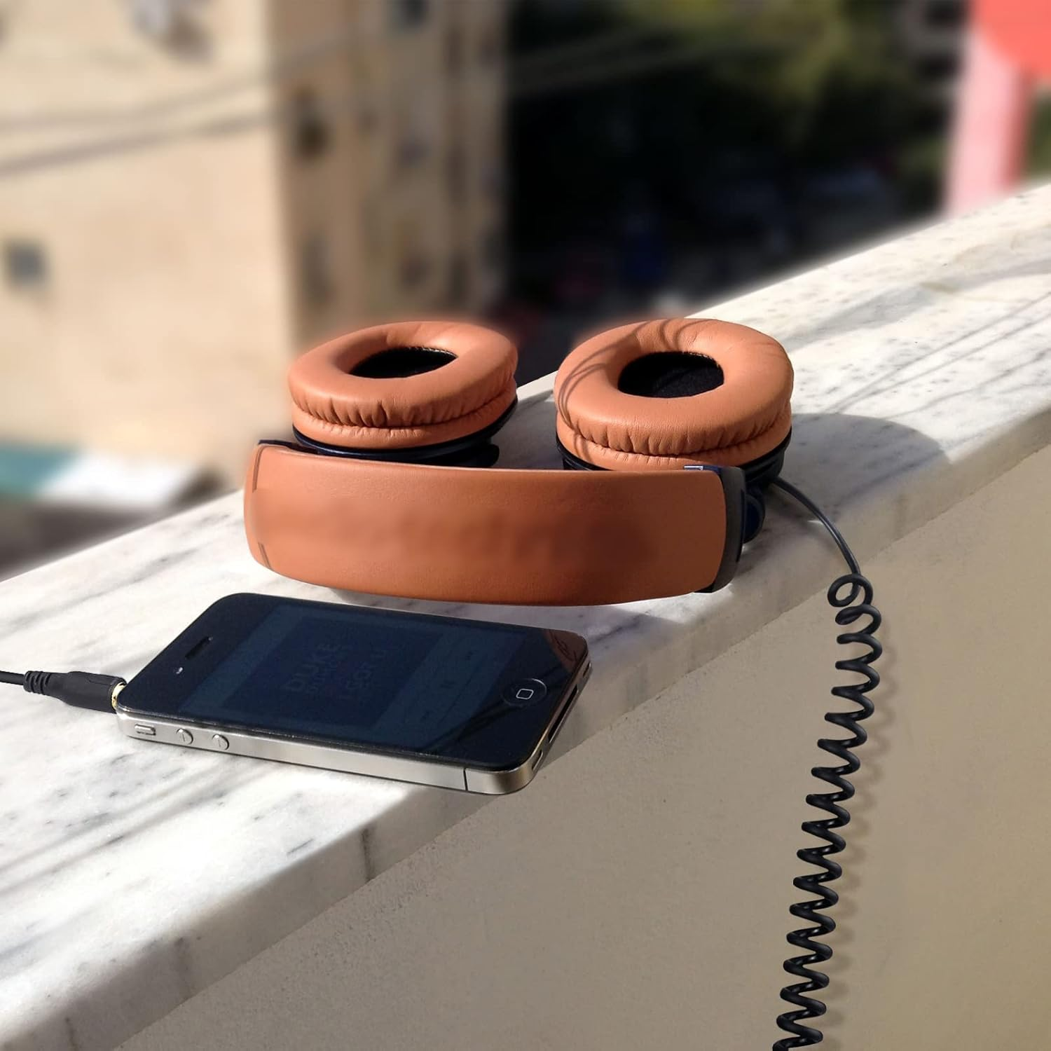 Weishan Ath-M50X Cable Coiled Aux Cord Replacement for Audio Technica M40X M70X Wired Headphones, 2.5Mm to 3.5Mm(1/8") Extension Wire with 6.35Mm(1/4") Adapter, 14Ft image number 4