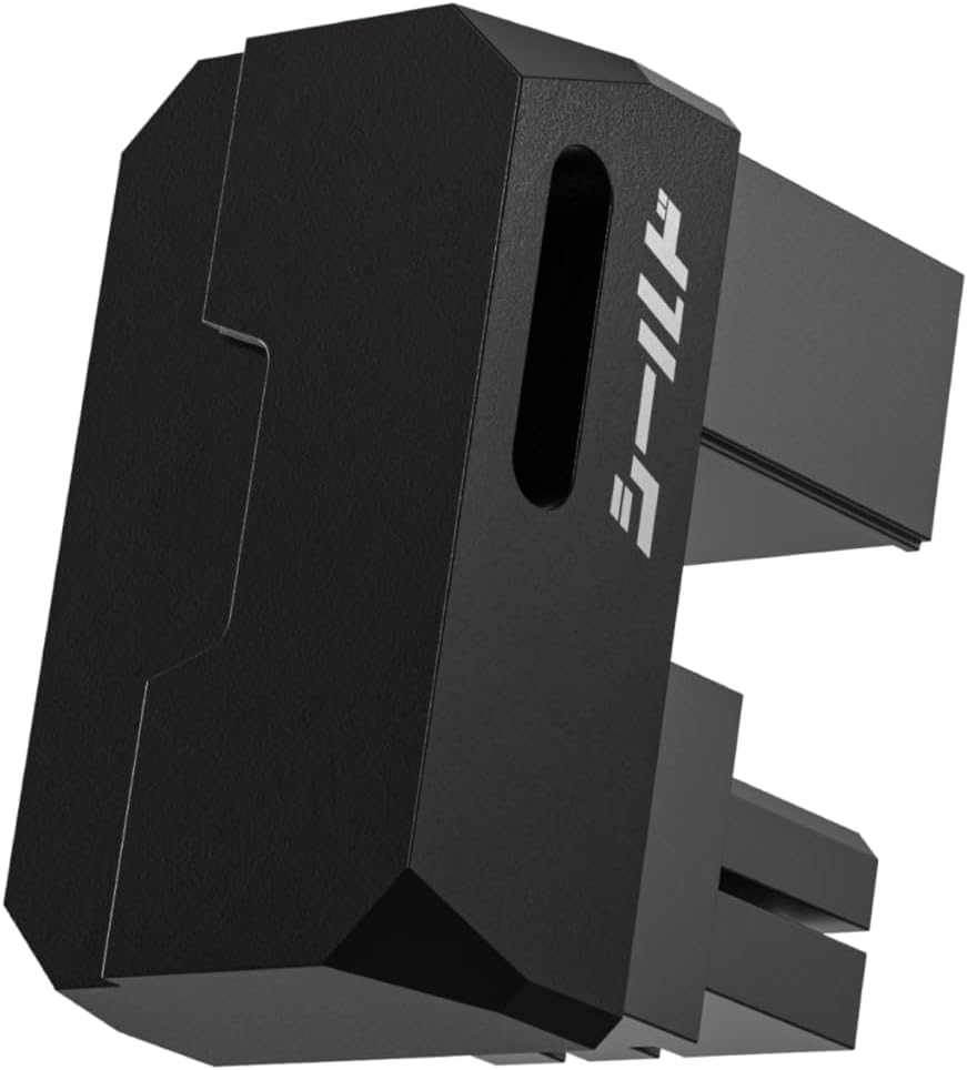 EZDIY-FAB Shield Series 8-Pin Pcie GPU Power Adapter,180-Degree U-Turn Angled Connector, Aluminum Design for Graphics Cards &ndash; Reverse Type,White-1 Pack image number 5