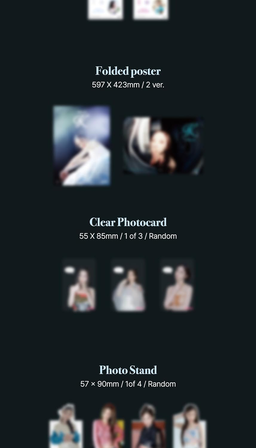 HEEJIN K 1St Mini Album B Version Cd+1P Folded Poster on Pack+50P Booklet+1Ea Special Class Objekt+1Ea Sticker+1P Clear Photocard+1Ea Photo Stand+Tracking Sealed image number 6