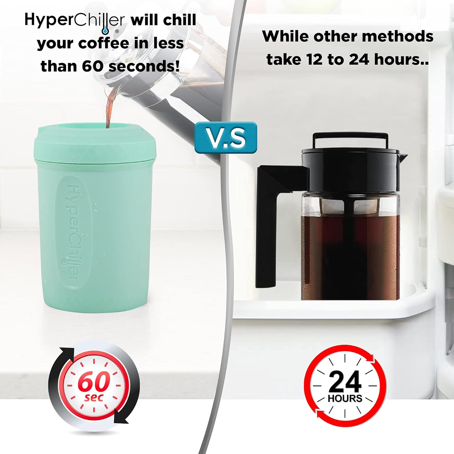 Hyperchiller Elite Gourmet Beverage Chiller, 12.5 Oz, Mint image number 6