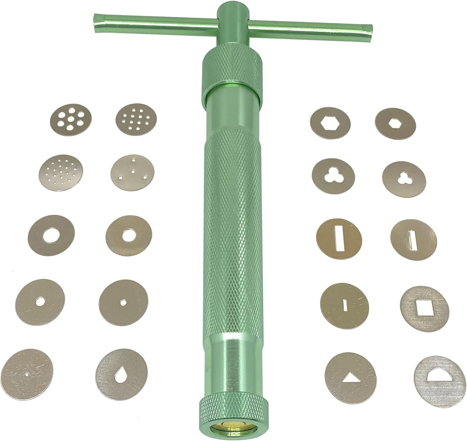 Stainless Steel Clay Extruders Sugar Paste Extruder Cake Fondant Decorating Tool Set (Black)