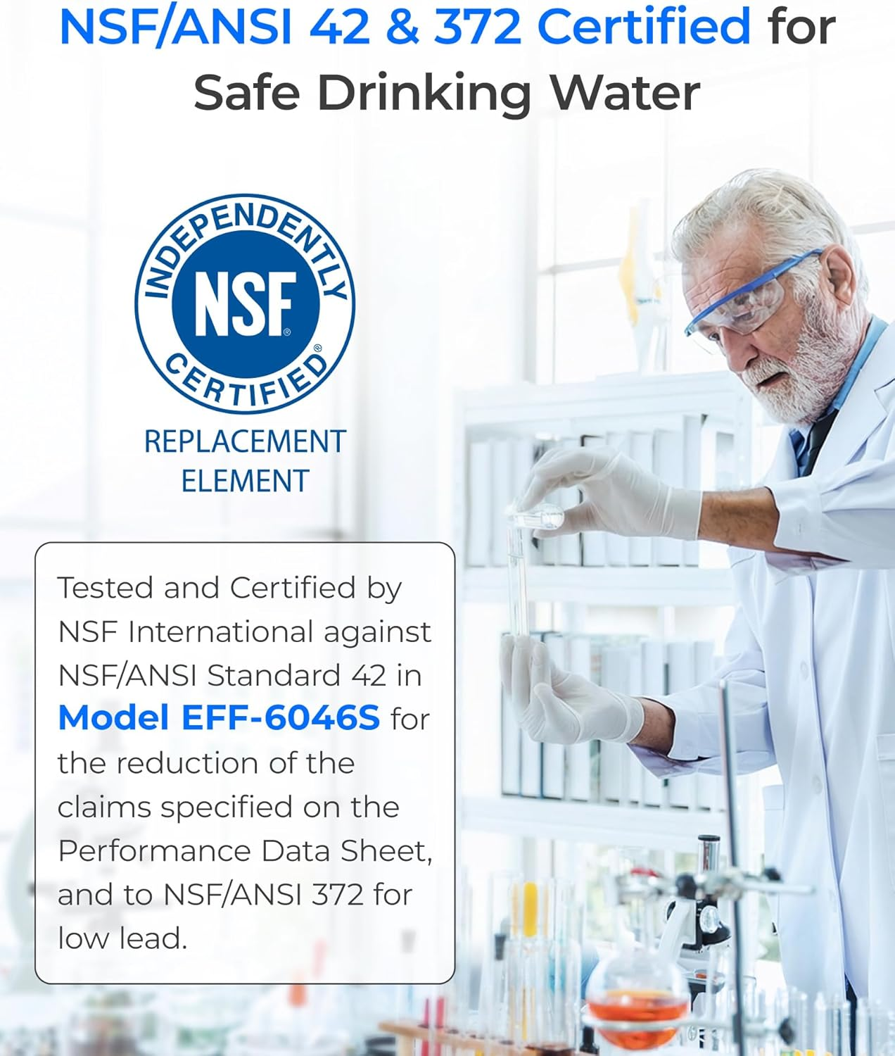 Waterdrop LT1000P Replacement for LG Fridge Water Filter LT1000P, Compatible with LG LT1000PC, LT-1000PC, MDJ64844601 Water Filter Cartridge, 2 Pack image number 3