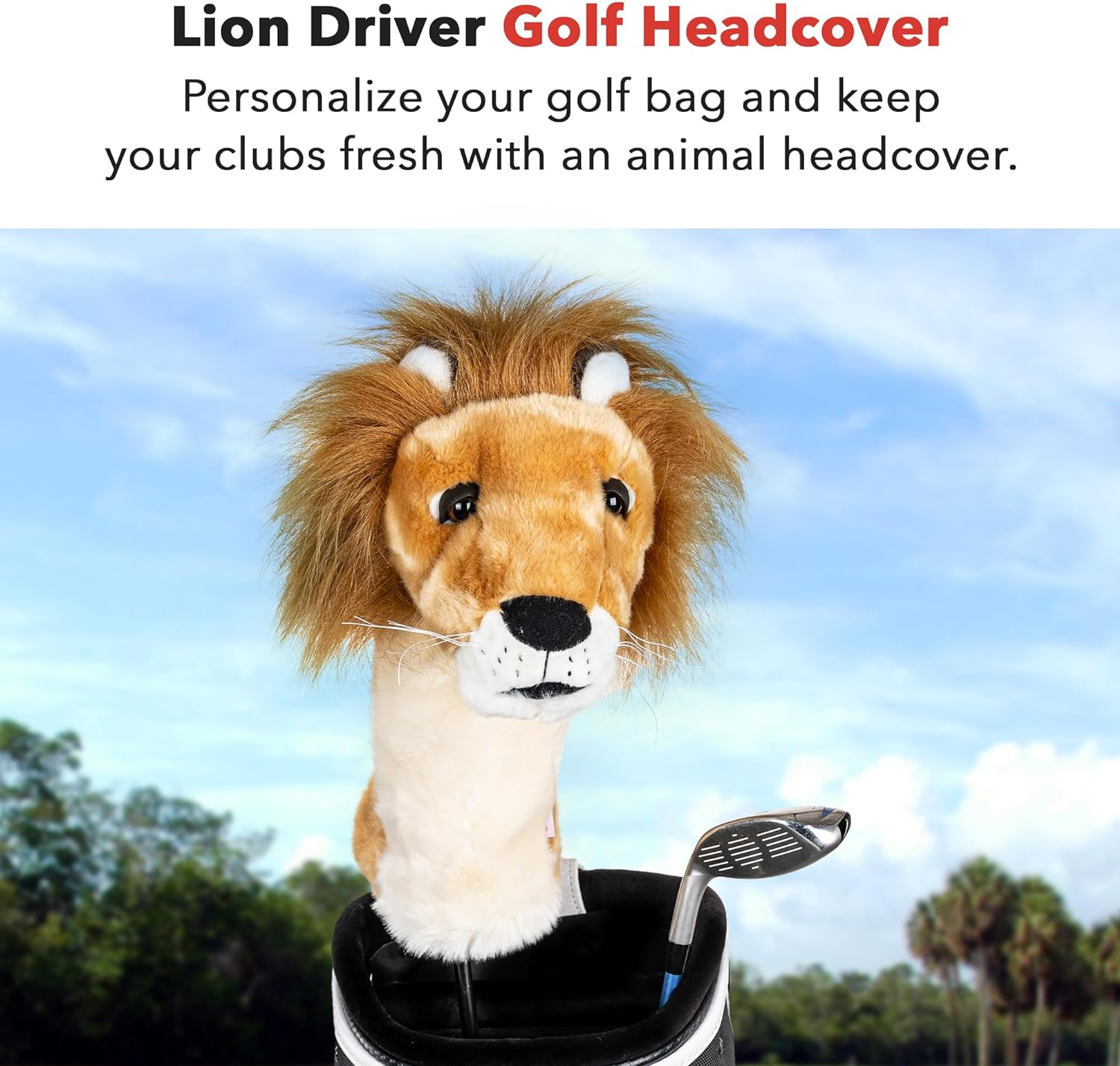 Daphne'S Lion Animal Golf Driver Headcover image number 6