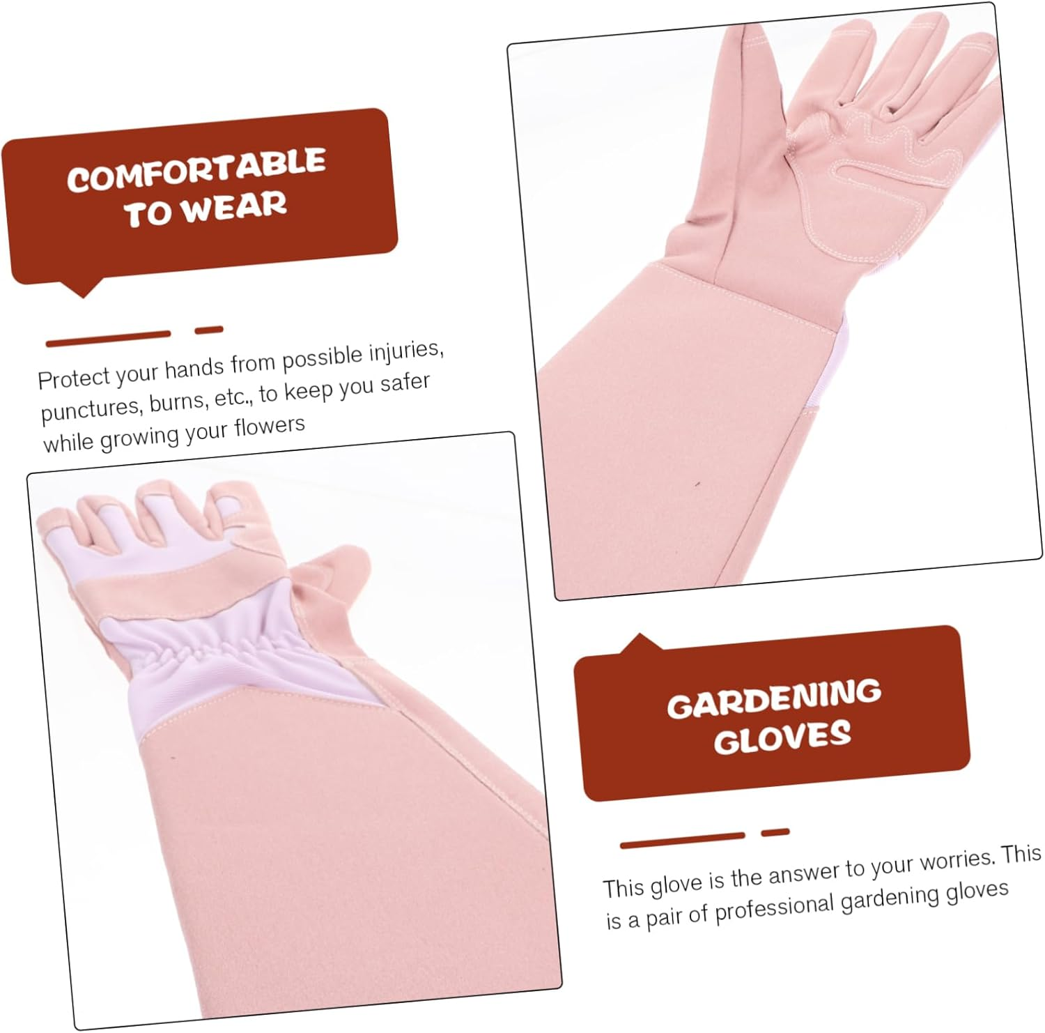 Parliky Gardening Gloves for Women Thorn Garden Glove Long Sleeve for Men Garden Supplies Hand Protector image number 5