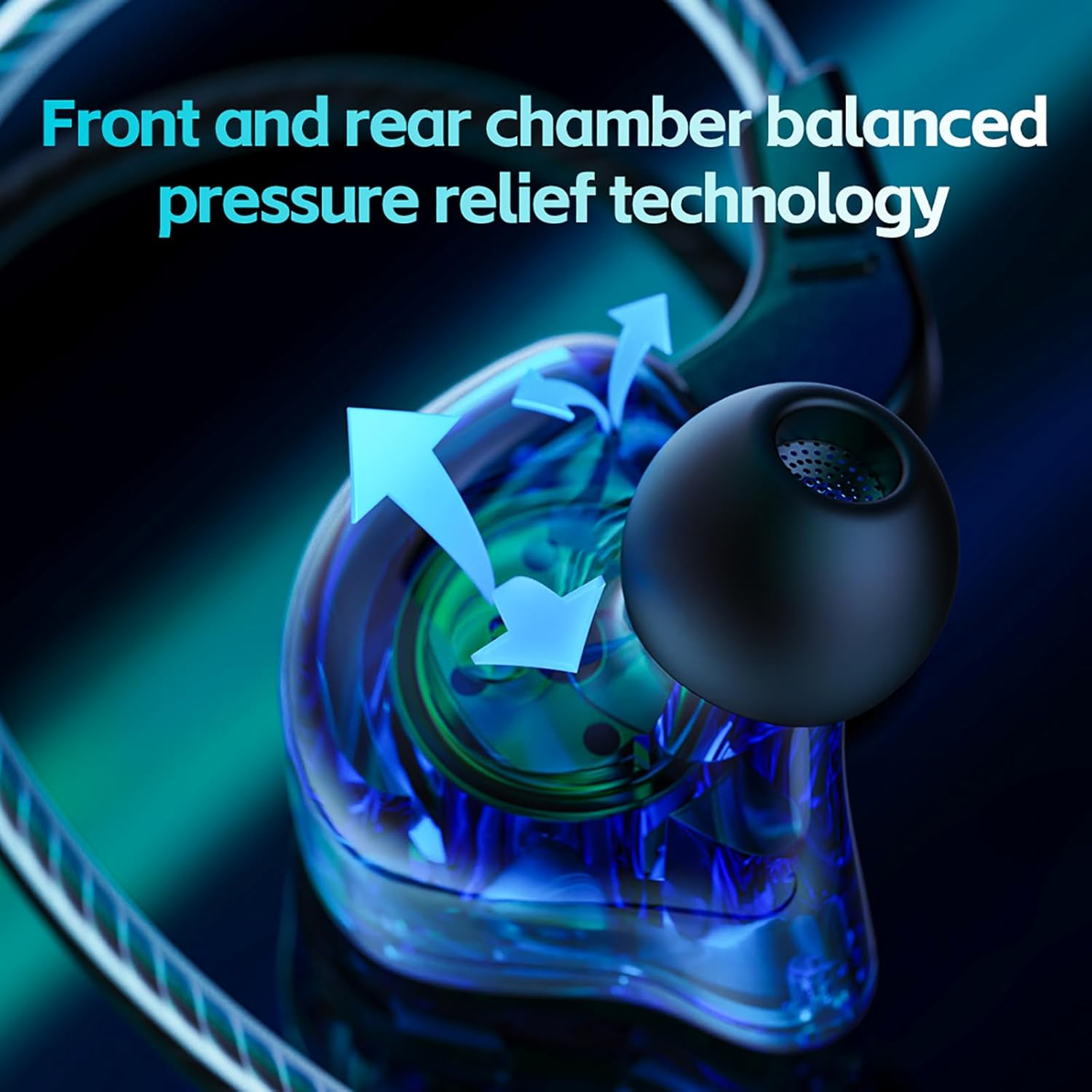 QKZ Ak6-Ultra Wired Earphones 3.5Mm AUX In-Ear Headset with MIC Dynamic Hifi Sound Earbuds Sports Game Music for Phone Tablet PC (Colful) image number 6