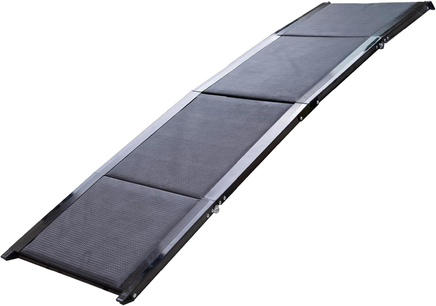 Hakuna Pets Aluminium Pet Ramp, for Pets up to 70Kg, Foldable and Portable, Non-Slip Surface, Black image number 1