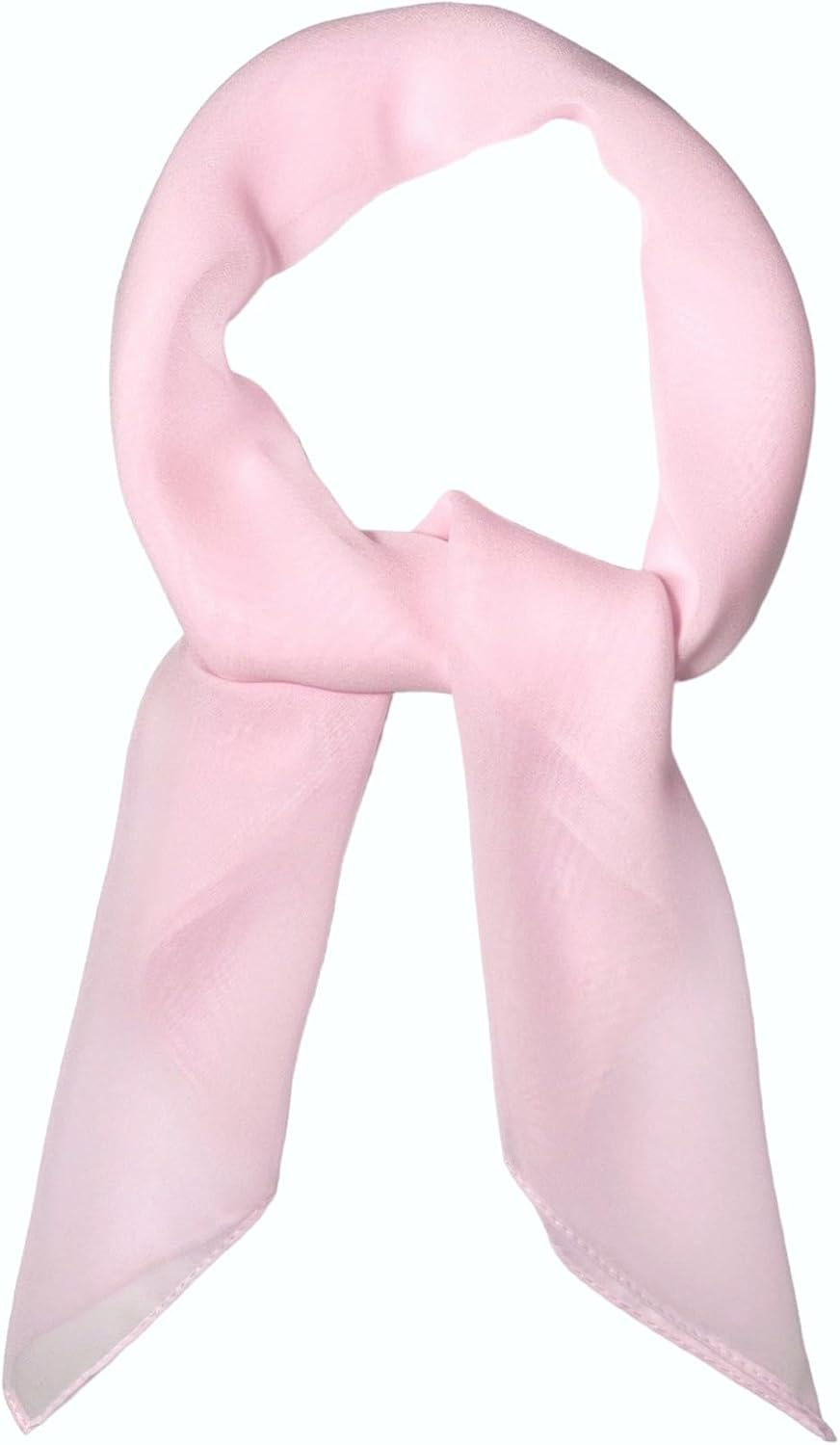 WESTEND CHOICE Square Chiffon Scarves Lightweight Plain Neck Scarf 50S Retro Women Bandana Wrap Women'S Scarves 80 X 80 Cm image number 3