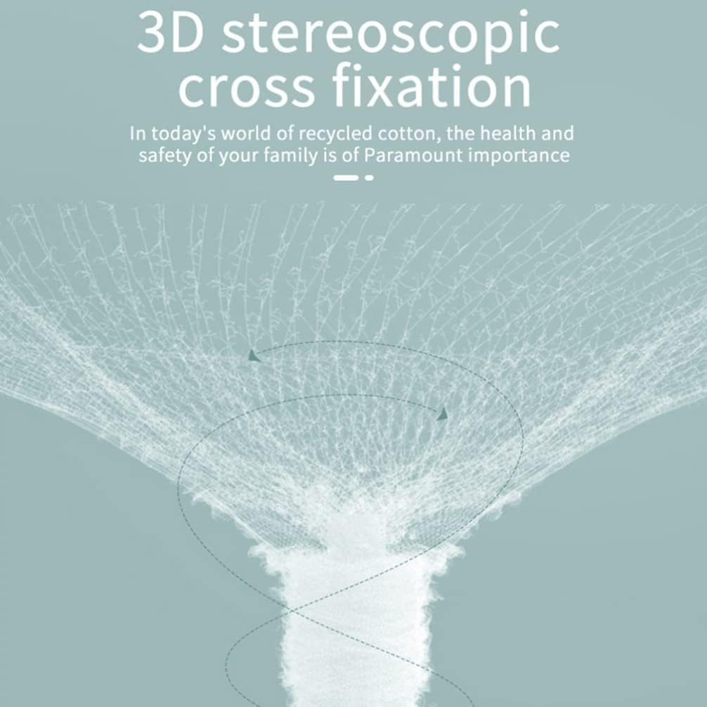 Mumoo Bear 200Pcs Baby Cotton Swabs Paper Double-End Buds Cotton Ear Cleaners Safety Swabs Cleaning Sticks for Ear Nose Clean