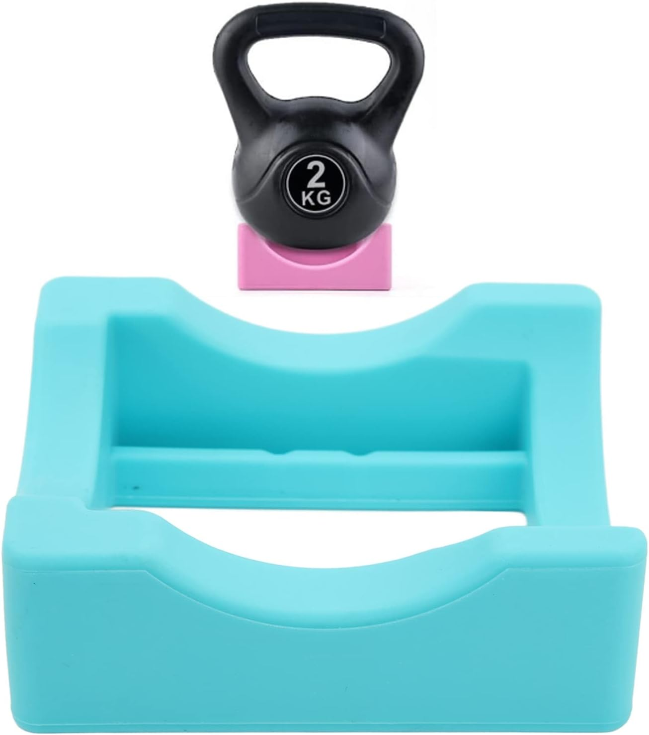 Silicone Cup, Non Slip Cup for Crafting Portable Tumbler Holder for Crafts Silicone Cup Cup Holder with Built in Slot for Decals on Cups and Bottles (Blue)