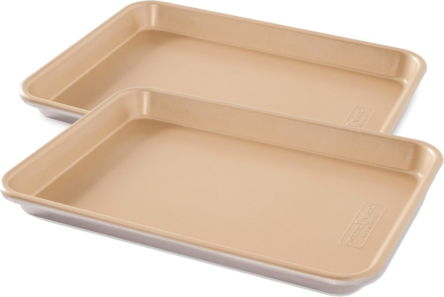 Nordic Ware Naturals Nonstick Quarter Sheet Baking Pan, 2-Pack image number 3