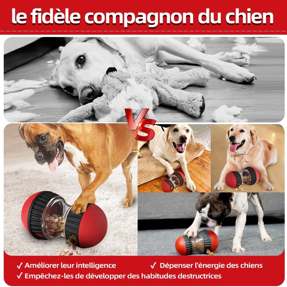 CAROZEN Dog Toy for Intelligence, Slow Feeder for Dogs to Improve Digestion, Fun Toy for Dogs for Food Release image number 3