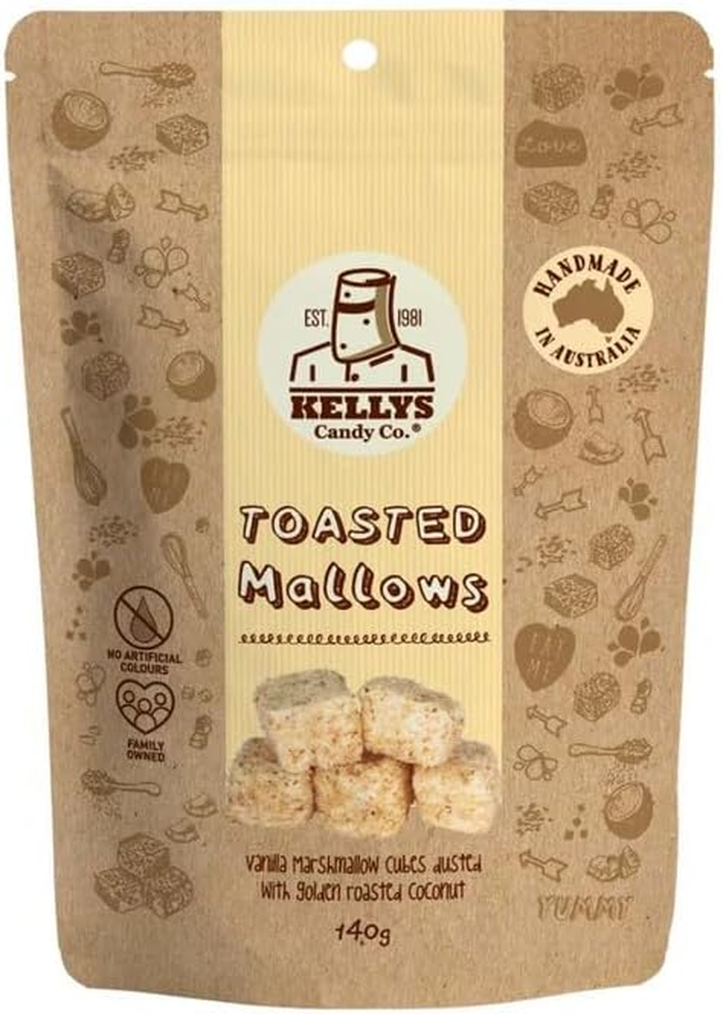 Kellys Candy Co Toasted Mallows 140G image number 2