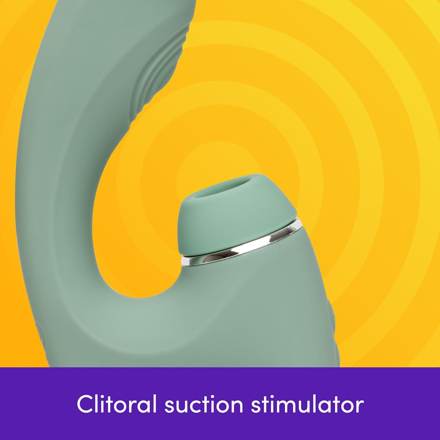 Lovehoney Pulsing G Spot Vibrator & Clit Sucker Stimulator | Dual Stimulation Silicone Vibrating Dildo for Women | Clitoral Suction Adult Toy | Sexual Pleasure Massager Tool | Sex Toys for Couples image number 6