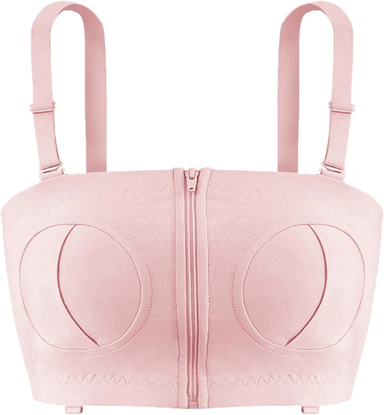 Hands Pumping Bra Adjustable Cotton Pump Bra No Steel Ring Nursing Bra image number 3