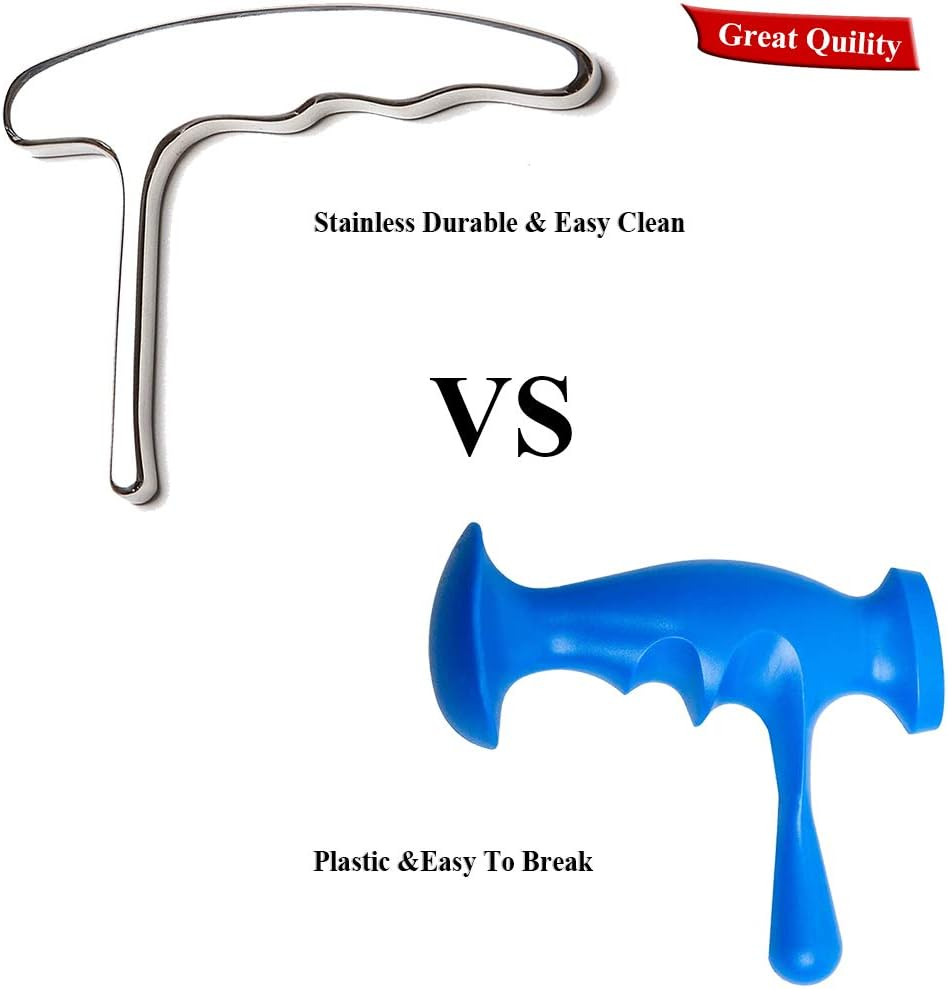 Stainless Steel Trigger Point Massage Tool-Deep Tissue Massage- Reflexology Acupressure Massage Tools for Myofascial Release Relief Pain image number 2