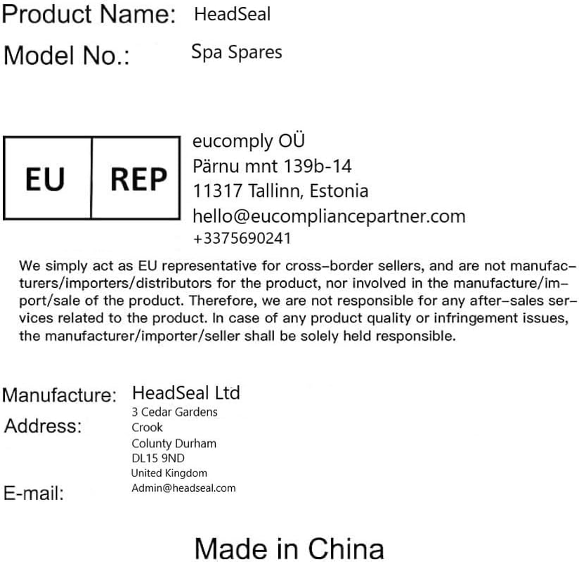 Headseal&trade; Premium Spa Replacement Parts &ndash; Compatible with Best-Way Lay Z Spa Saluspa Airjet Square Heater Pumps &ndash; Durable Rectangular Flow Sensor Seal for Enhanced Performance & Longevity image number 5