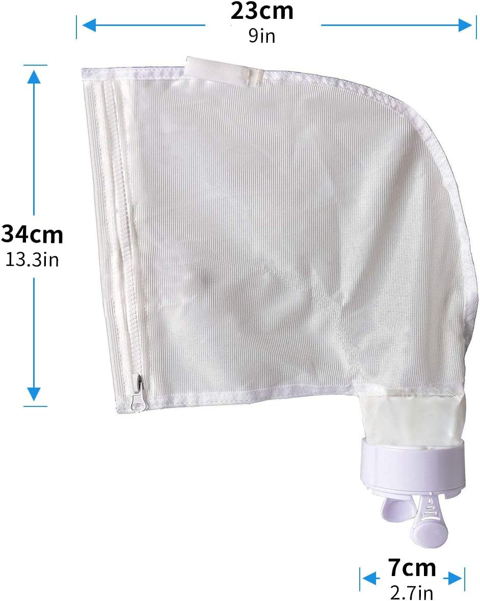 Pool Spa Part Zippered Bag Replacement for Polaris 280，480 Pool Cleaner All Purpose Filter Bag K13 Pack of 3 image number 2