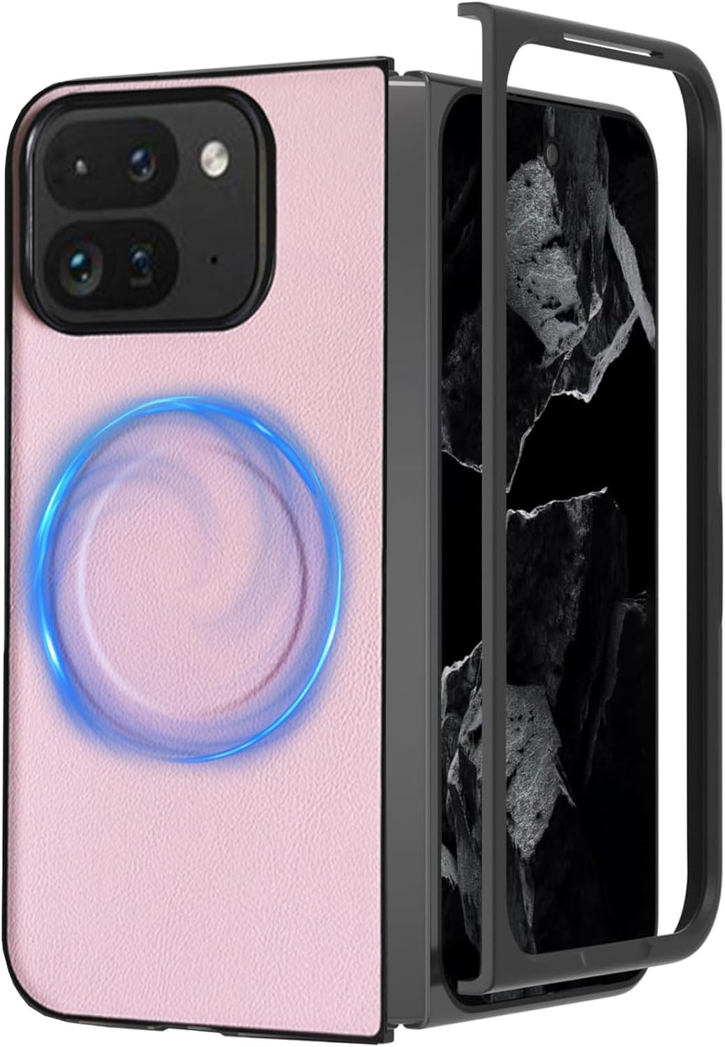 RUNGOS Magnetic for Google Pixel 9 Pro Fold Case Magsafe [Slim Fit] [Stable Magnetic] [Wireless Charging] Sturdy Shockproof Cover for Pixel 9 Pro Fold Case 2024, Lightweight Bumper Phone Cover