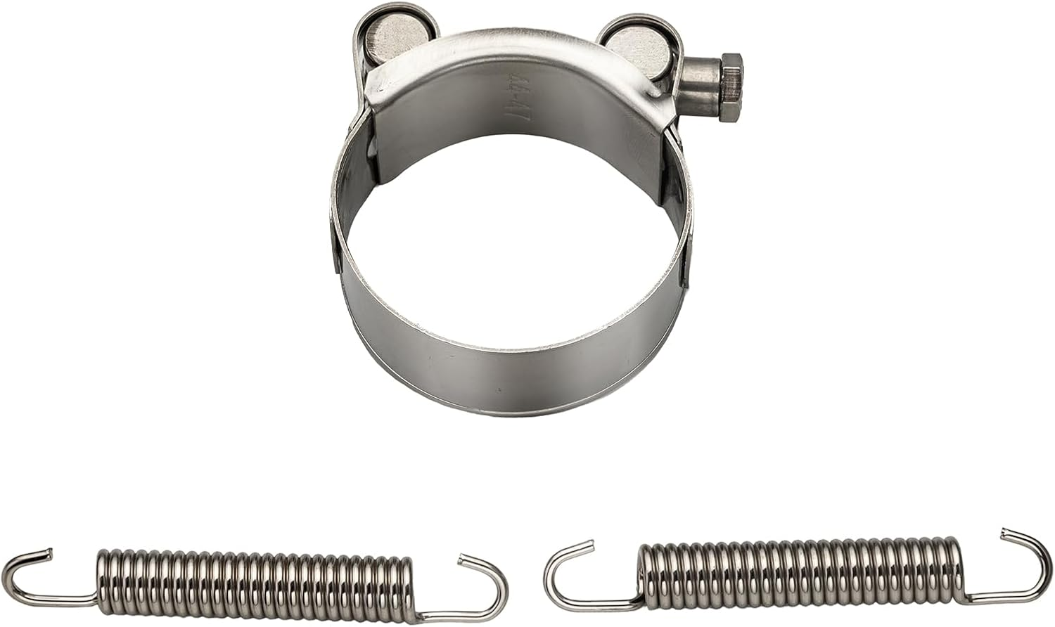 Motorcycle Exhaust Mid Pipe, Exhaust Muffler Adapter Connect Pipe with Clamps Compatible with Kawasaki EX250 EX300 Z250 Z300, Ninja 250 Ninja 300 2018-2022 Ninja 650 2018-2022 Ninja 400 Z400 2017-2022 image number 6