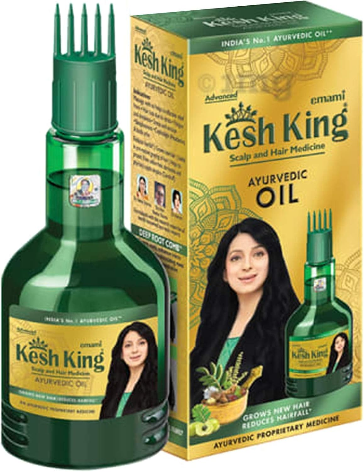 Kesh King Ayurvedic Medicinal Oil, 300Ml image number 1