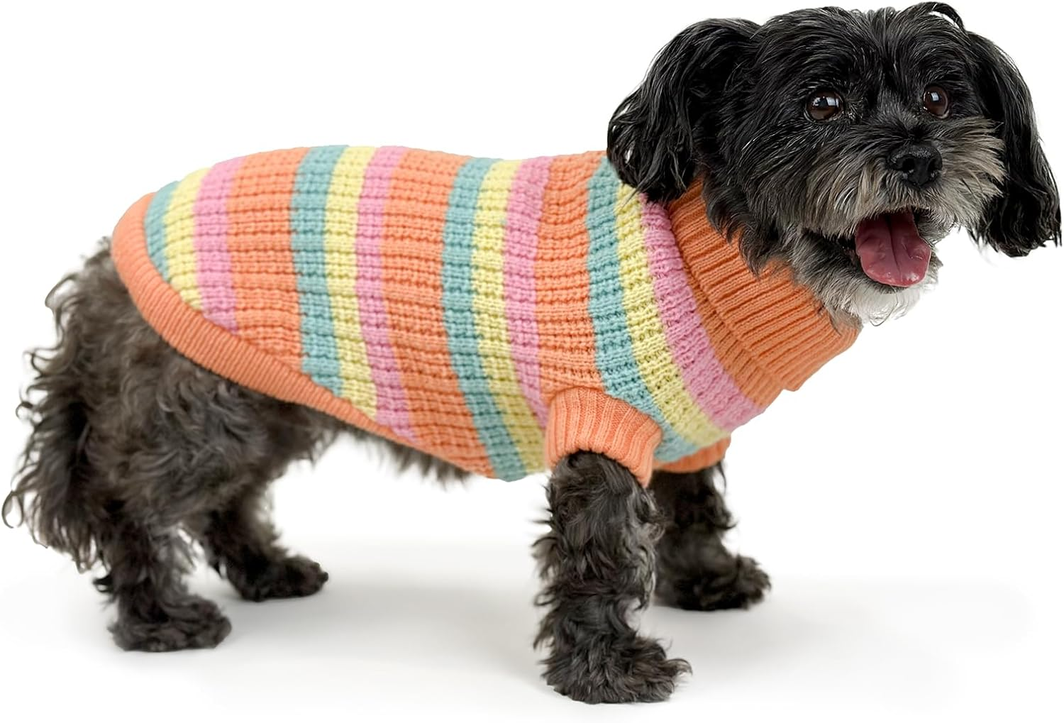 Huskimo Dog Jumper Soho Knit Sherbert 27Cm &ndash; Soft Dog Sweater, Stretch Fit, Machine Washable, Winter Dog Clothing, 6 Sizes image number 4