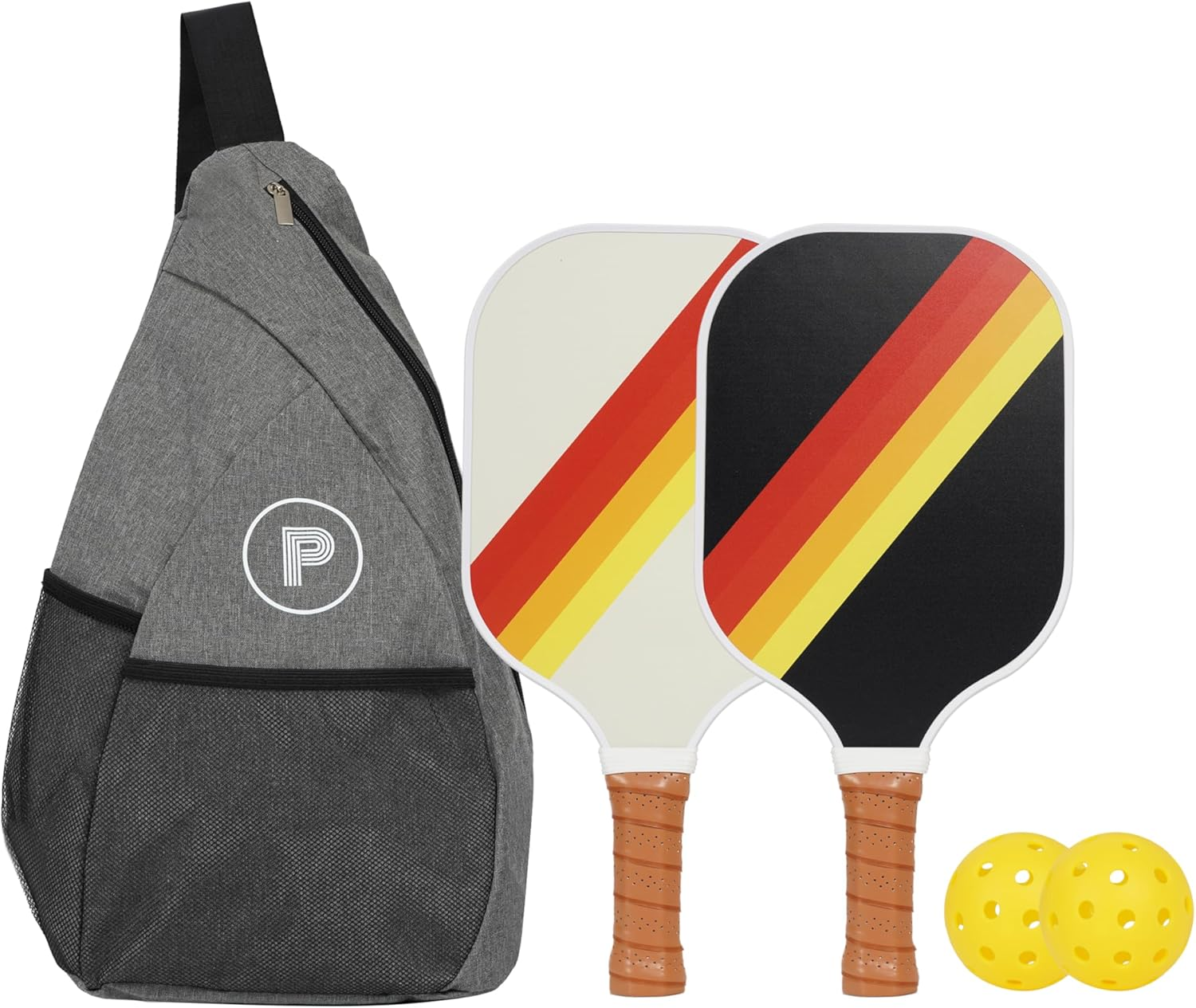 Pickleball Paddle, USA Pickleball Approved, High Performance Composite Graphite Surface, Polymer Honeycomb Core, Ultra Cushion Sweat-Proof Grip, Perfect for Beginner & Professional Players
