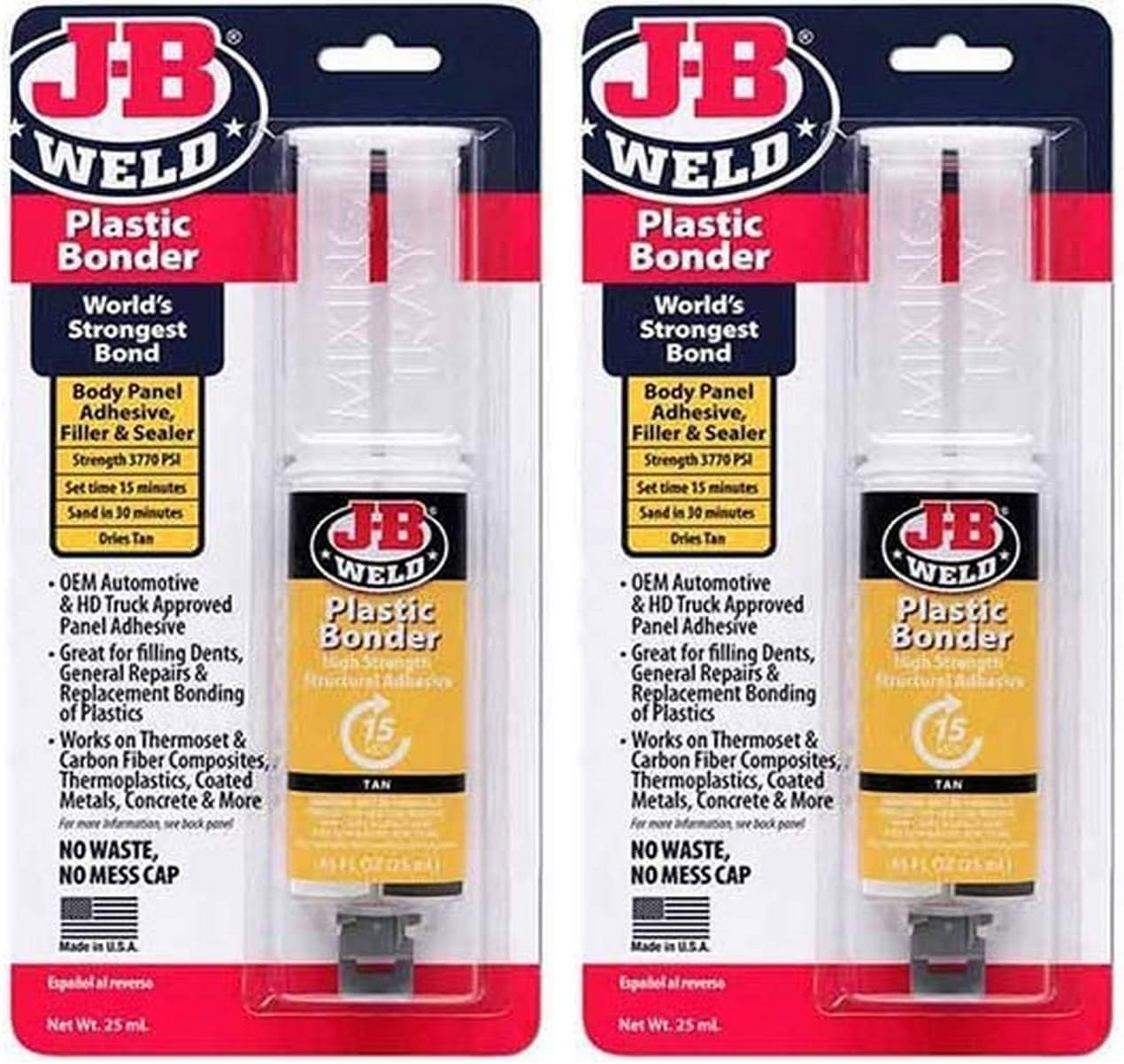 JB Weld Plasticweld Syringe, 25 Ml image number 2