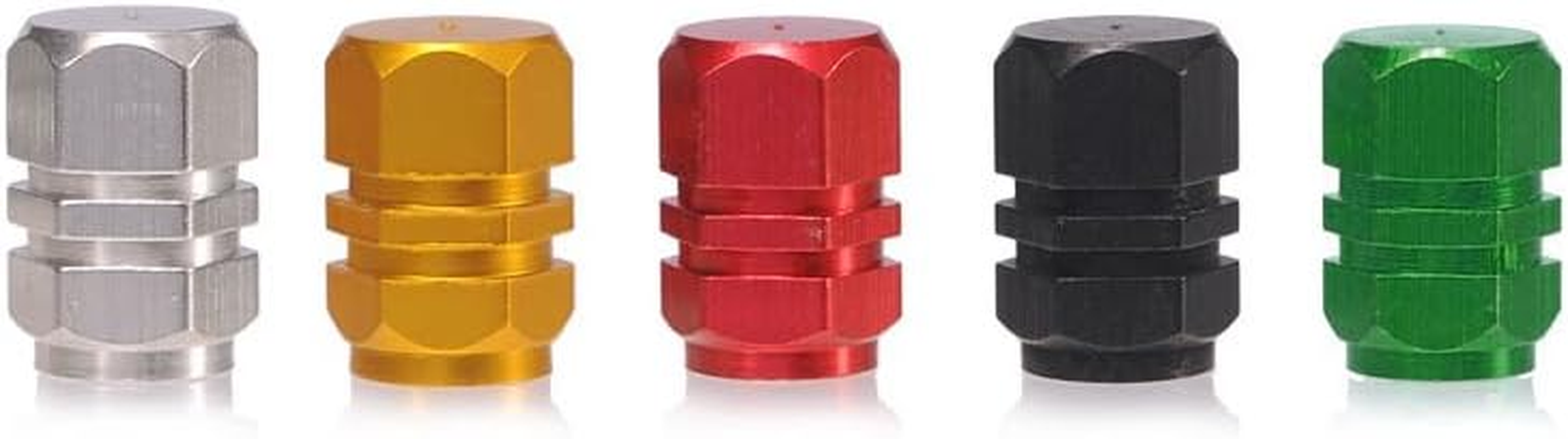 Yasao 4PCS Aluminum Car Wheel Tires Valves Tyre Stem Air Caps Airtight image number 6