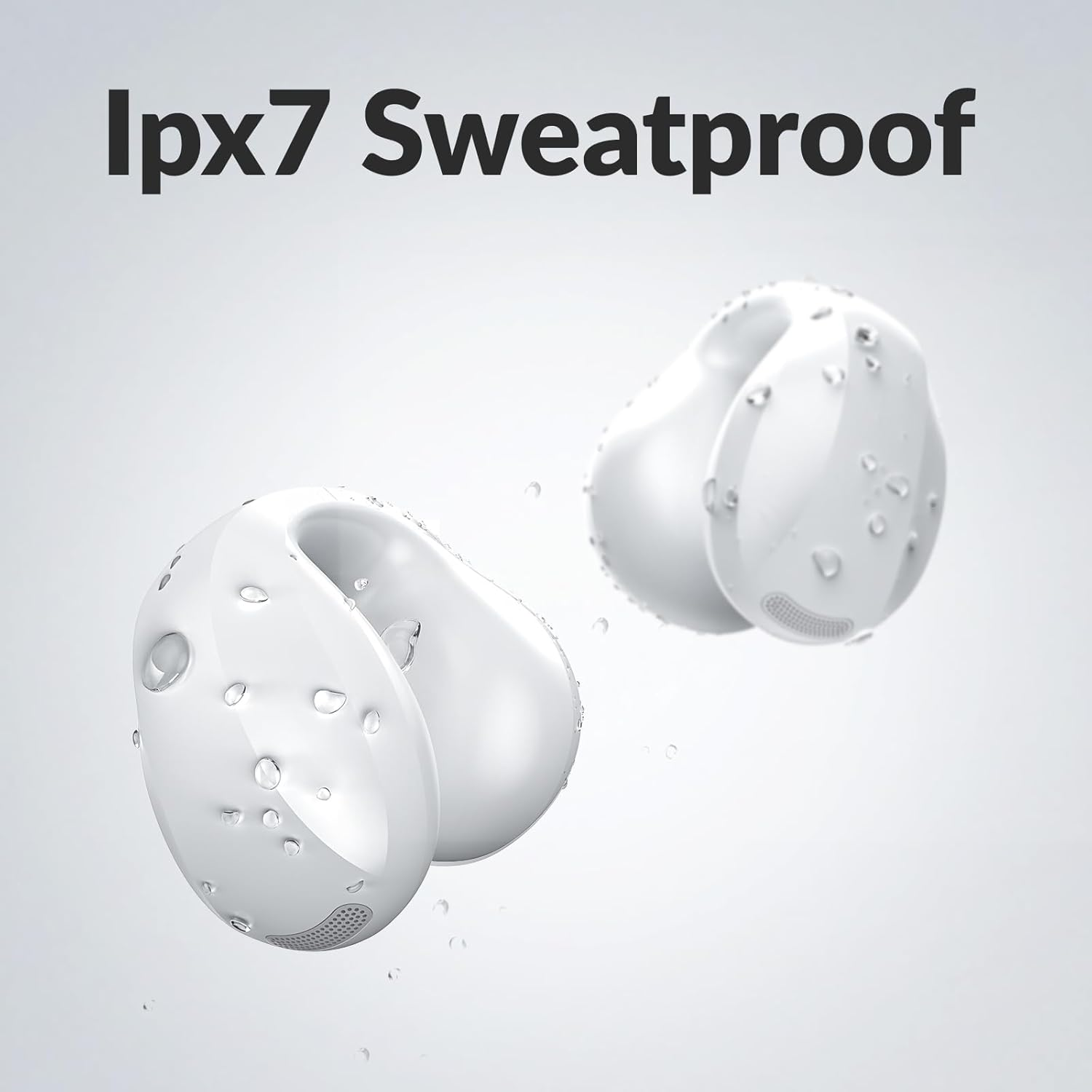 TONEMAC Q3C Wireless Headphones,Bluetooth 5.3 Clip Ear Earbuds in Ear,13Mm Drivers Wireless Ear Buds,34H Deep Bass Stereo Bluetooth Earphones Built in ENC Mic,Usb-C,Led Display