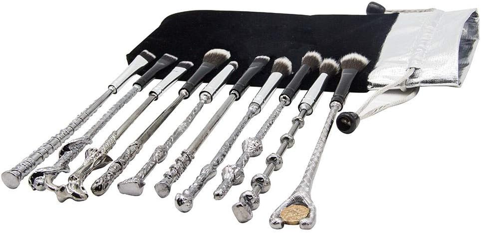 ARALOR Wand Makeup Brushes Set - 10Pcs Wand Set Makeup Brushes for Women image number 1