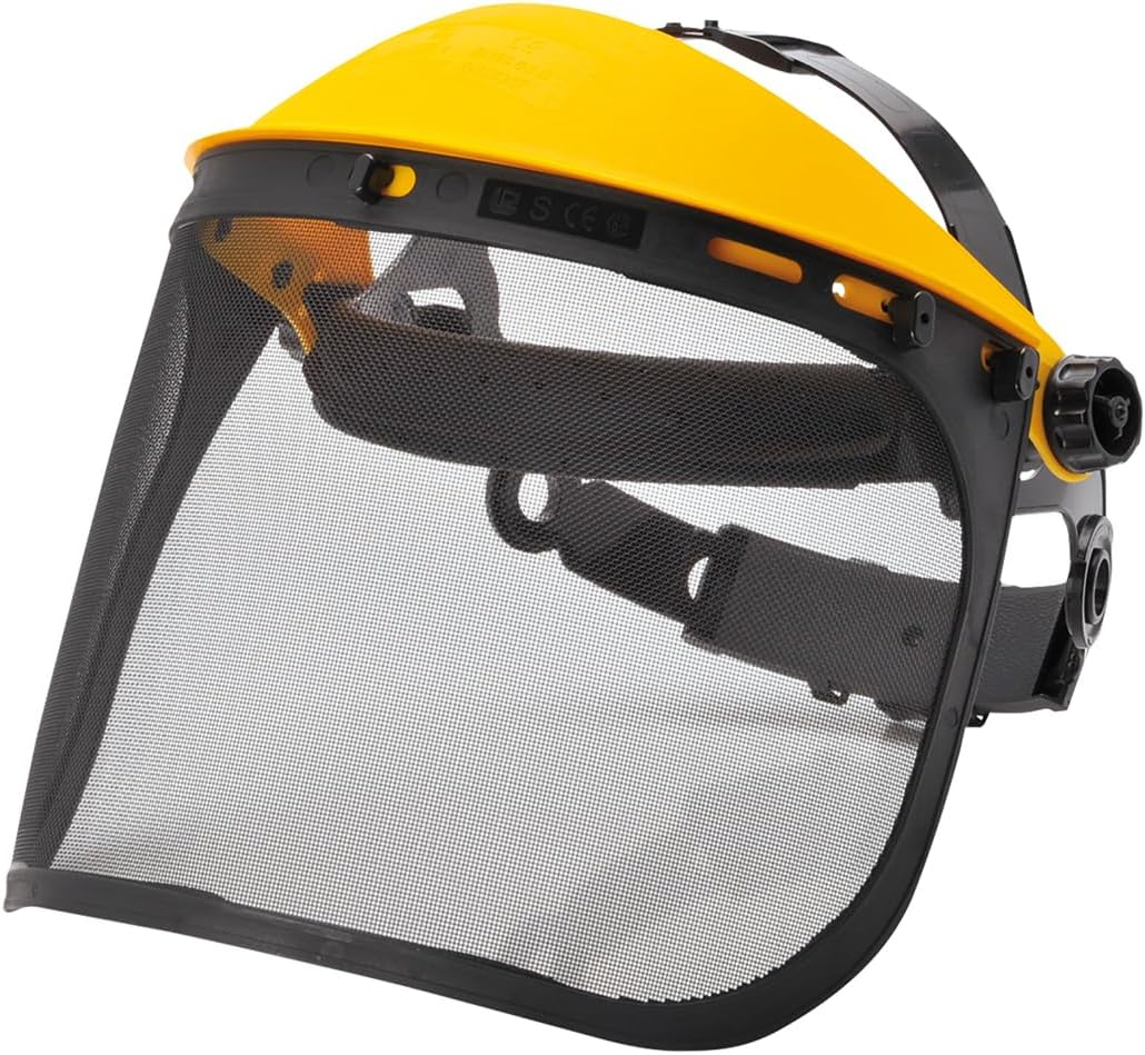 Portwest Eye Protection Browguard Kit with Mesh Visor, Black