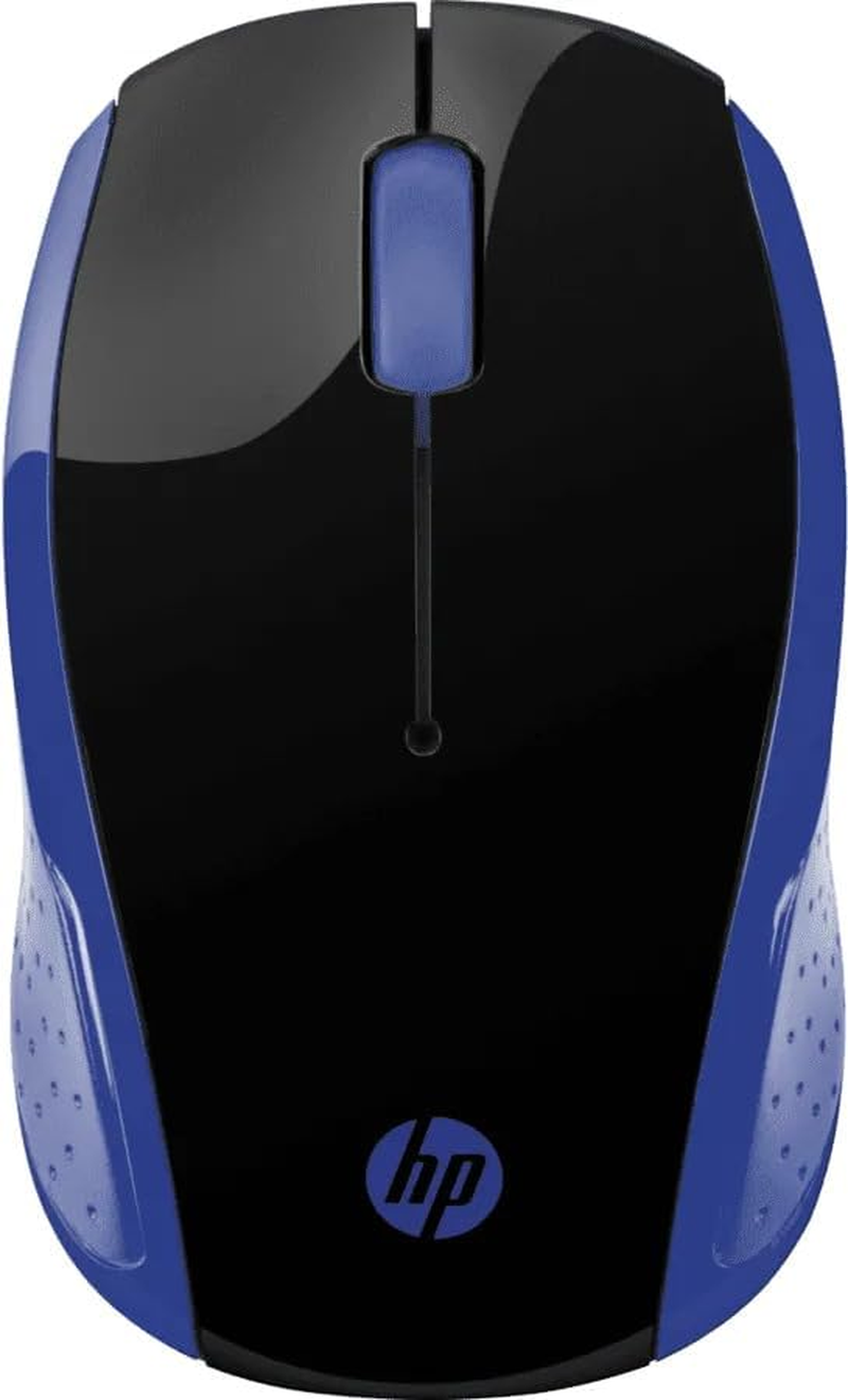 HP Wireless Mouse 200, 2.4Ghz, Ambidextrous Design, 3 Buttons, 1000 DPI Red Optical Sensor, Windows/Macos/Chromeos Compatible, Includes Dongle & Batteries, Marine Blue, 2HU85AA image number 1