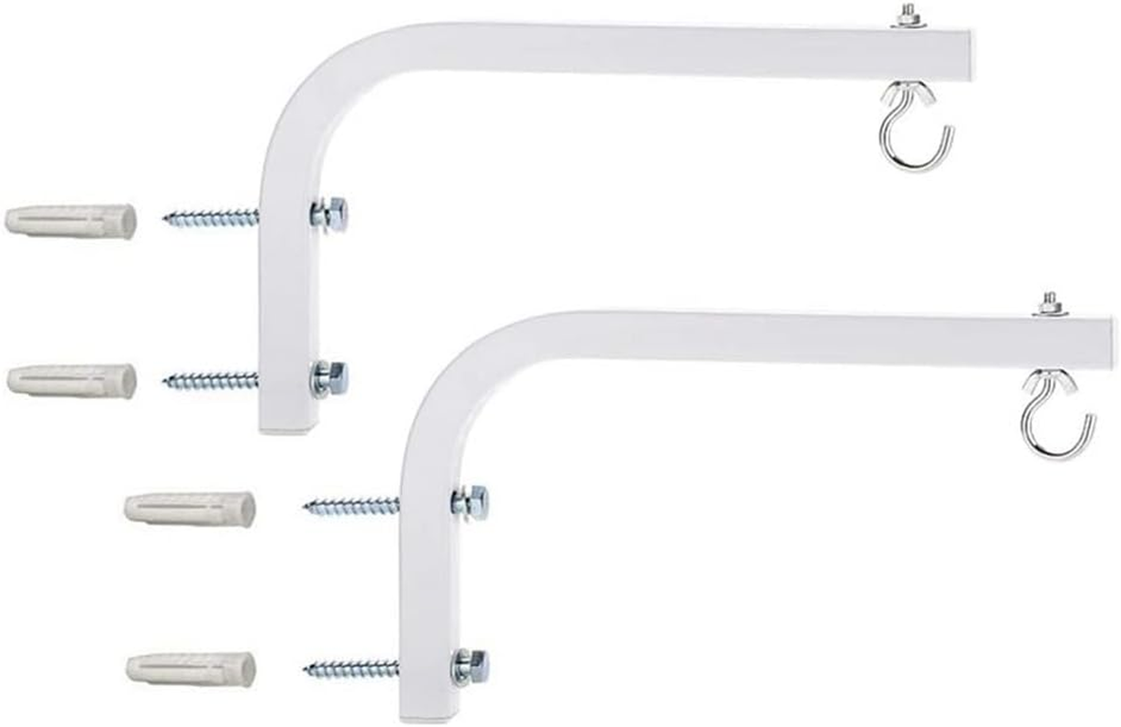 90 Degrees Projector Screen Wall Mount L-Brackets Projection Screen Hanger Adjustable Mount for HD Projector Screens