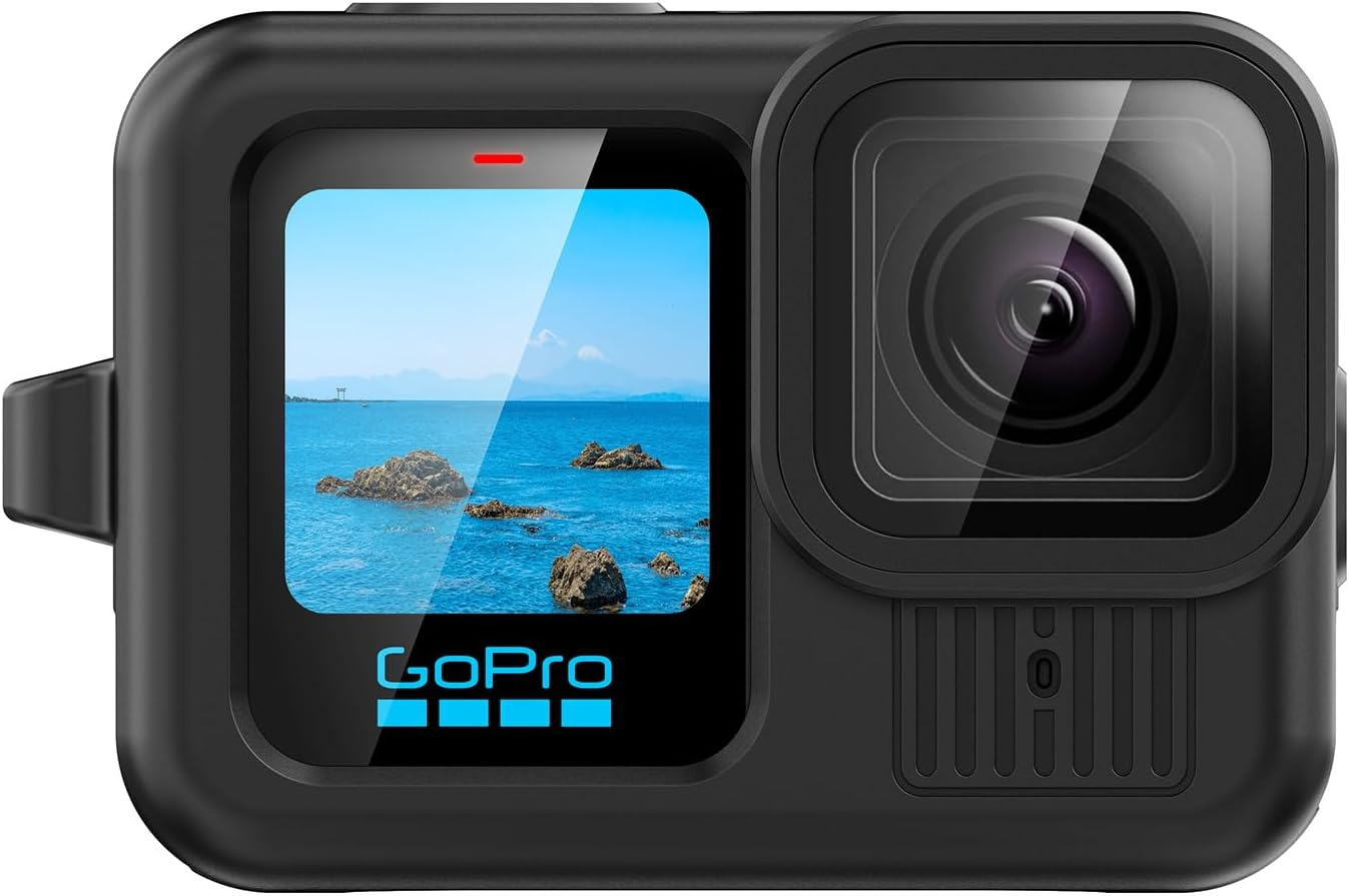 Silicone Case for Gopro Hero 13 12 11 10 9 (Black) - Black image number 3