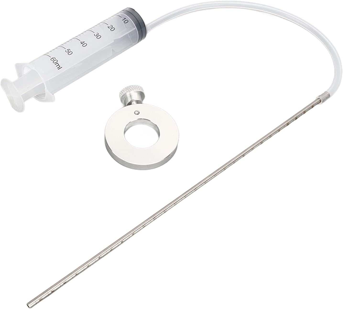 Motorcycle Fork Oil Level Gauge Fork Oil Level Gauge, Corrosion Intuitive Display Simple Operation No Leakage Oil Level Gauge Suspension Tool Duarble for Motorbike Huiles Moteur Pour Moto