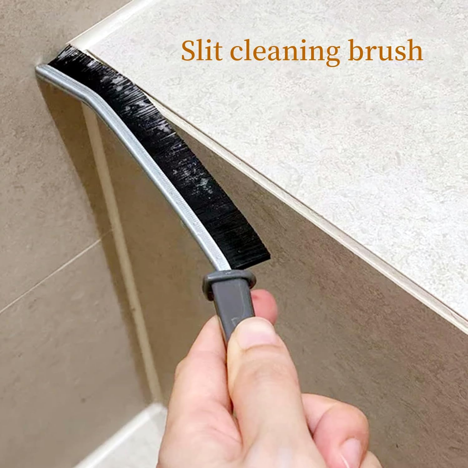 3 Pack Toilet Brush Set - Hard Bristle Cleaning Brush for Bathroom & Kitchen - Versatile Scrub Brush for Ceramic Tiles, Glass, Flooring - Essential Cleaning Tools for Every Home image number 2