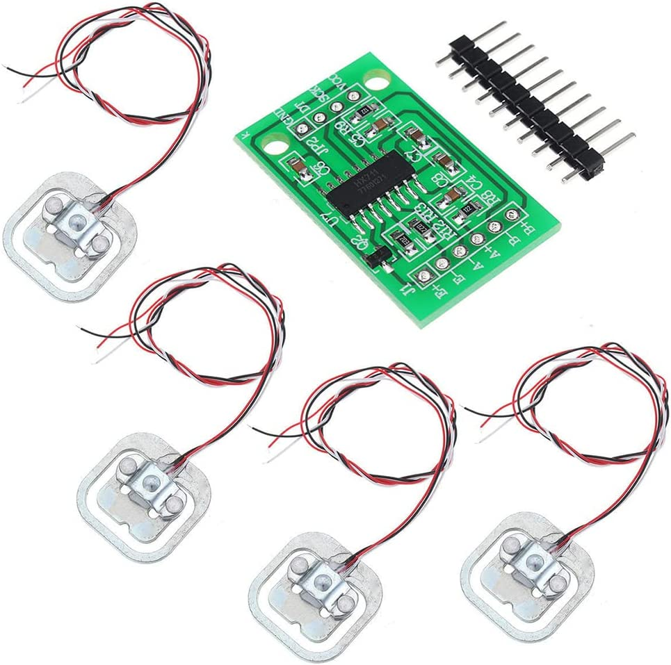 4 * 50KG Scale Body Load Cell Resistance Strain Weight Sensor + HX711 AD Module image number 4