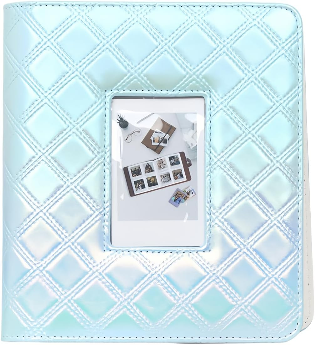 LAYOMI 288 Pockets Photo Album for Fujifilm Instax Mini 11 12 40 90 Evo Liplay Instant Camera, Photo Album for Polaroid Kodak HP Zink 2X3" Photo (Pearly Pink)