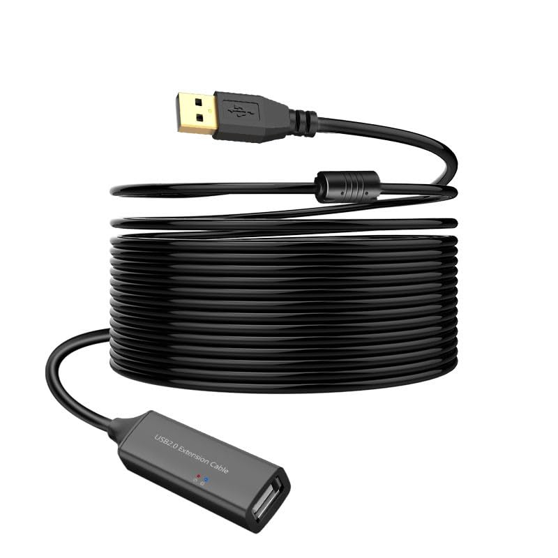 TEKERA 10M USB 2.0 Active Extension Cable Male to Female, Long USB a Extension Cord, USB Extender Repeater for Camera, Printer, Scanner, Keyboard, Game Console image number 4